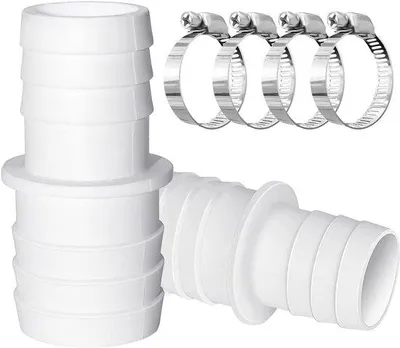 Produktbild von Schlauchverbinder Set für Poolschläuche 32 mm & 38 mm mit Schlauchklemmen