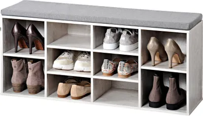 Produktbild von KESPER Schuhregal mit Kissen 1035 X 48 X 295 cm Weiß 15931