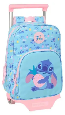 Produktbild von Safta Stitch Waves 10l Rucksack Mit Rollen Blau Kinder Blau One Size