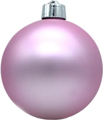 Produktbild von Weihnachts-Kugel XXL Ø 20cm - 1 Stück rosa matt