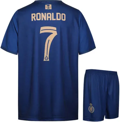 Produktbild von Al-Nassr Ronaldo Trikot Set – Kinder und Erwachsene - 164