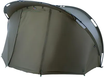 Image de Tente de pêche Bivvy - Tente de camping pour pêcheurs - Pêche et camping - Imperméable 8000 mm - 305 x 300 x 155 cm - Vert