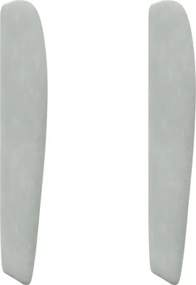 Immagine prodotto di vidaXL Testiera con orecchie Grigio chiaro 80 x 23 x 6 cm Velluto