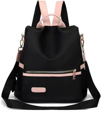 Produktbild von Wasserfeste schwarze Schul- und Reise-Tasche - Elegant Design
