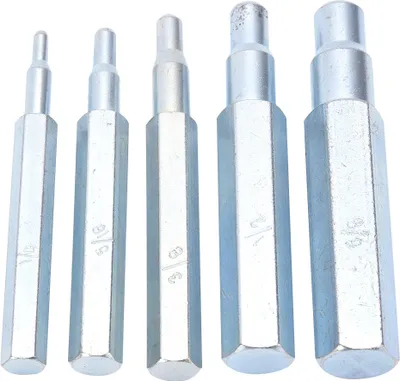 Image de 5 Pcs Swaging Punch Kit CT-193 Alloy Steel Swaging Tool 1/4~5/8in for Copper Aluminum