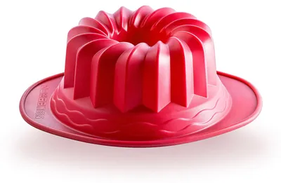 Image de Moule à kouglof en silicone 24 x 10 cm – moule stable avec poignées – lavable au lave-vaisselle
