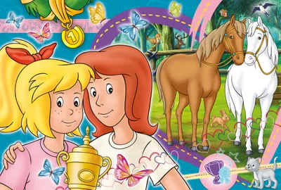 Image de Puzzle 100 pièces Le bonheur des chevaux