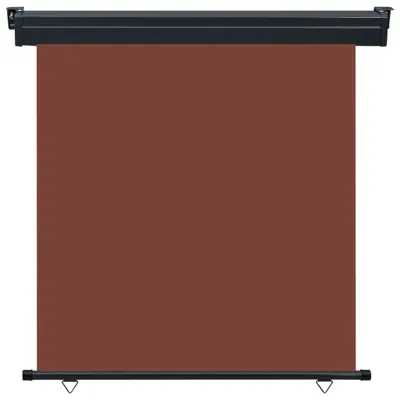 Image de vidaXL Store latéral de balcon 175x250 cm brun