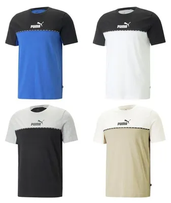 Produktbild von Puma Herren T-Shirt ESS Block X Tape Tee Größe S bis XXL Farbwahl NEU