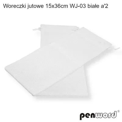 Obrázok produktu pre POLSIRHURT jutové vrecia 15x36cm biele WJ-03 P2
