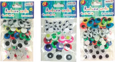 Image de Yeux mobiles faits maison, assortiment de tailles et de couleurs 4654