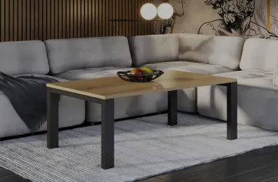 Immagine prodotto di Endo-Möbel tavolino Garold 120x80x55 cm tavolino da salotto tavolino (rovere naturale)