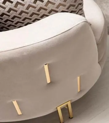 Produktbild von Sessel Polster Sitzer Design Couch Sessel Relax Stoff Lounge Luxus Wohnzimmer