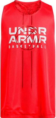 Produktbild von Under Armour Baseline Reversible ärmelloses T-shirt Rot M Mann Rot M