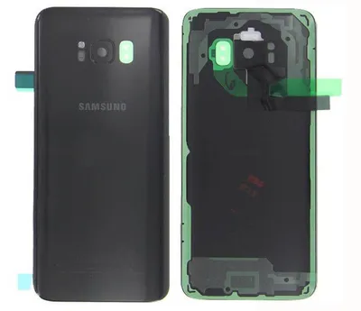 Produktbild von Original Samsung Galaxy S8 G950F Akkudeckel Backcover Batterie Deckel Schwarz & Werkzeug