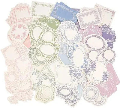 Zdjęcie produktu dla Papier do pisania w stylu vintage – 120 arkuszy w 4 wzorach – papier dekoracyjny do scrapbookingu