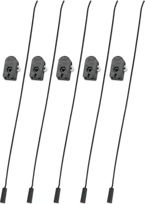 Produktbild von Zugschalter mit Schnur Ersatzschalter Schnurschalter für Stehlampen Tischlampen Wand-Leuchten, Schwarz, 5 Stück