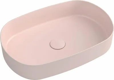 Immagine prodotto di Lavabo da appoggio INFINITY OVAL, 55x36cm, Rosa Salmone