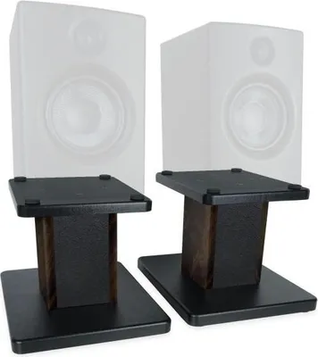 Obrázek produktu pro keepdrum stojany na reproduktory SS041WN stolní stojany ořech 1 pár