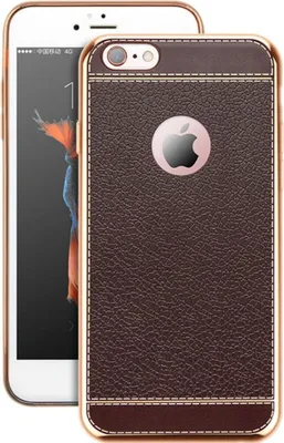 Produktbild von Handy Hülle für Apple iPhone 5 / 5s / SE Schutz Case Tasche Kunstleder Braun