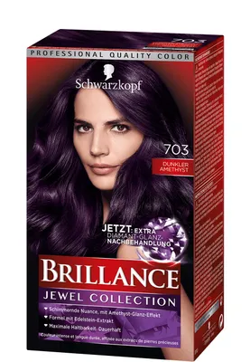 Produktbild von Schwarzkopf Brillance Intensiv Color Creme 703 Dunkler Amethyst