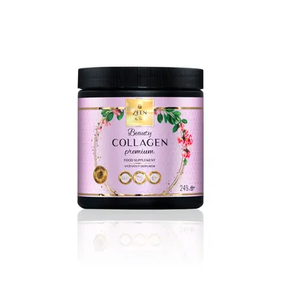 Image de ZEEN Premium Beauty Collagen, Complément alimentaire - Collagène aromatisé à la framboise, 30 sachets de 8,3g
