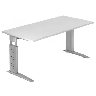 Produktbild von UNDA 16 S - 160 x 80 höhenverstellbar Weiß/Silber