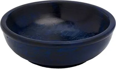 Produktbild von Räucherschale Blau Rauchgefäß 10cm Durchmesser Deko Schale aus Speckstein 7523
