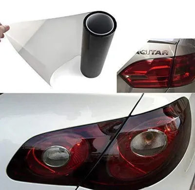 Produktbild von Scheinwerfer Tönungsfolie Auto Folie Rückleuchten Nebelscheinwerfer Aufkleber 200x30cm Schwarz