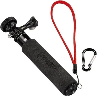 Obrázok produktu pre Selfie tyč 2 v 1 s konektorom GoPro a 1/4-palcovým závitom – vysúvateľná až na 47 cm – čierna