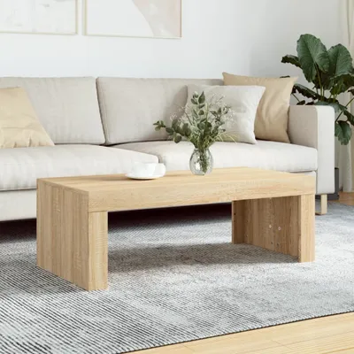 Produktbild von The Living Store Couchtisch Sonoma-Eiche 102x50x36 cm Holzwerkstoff