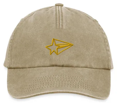 Produktbild von Spreadshirt Stern bestickt Vintage Cap, One size, Vintage Beige