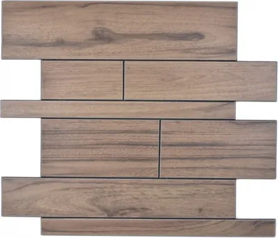 Produktbild von Wandpaneele selbstklebend Holzoptik dunkelbraun Küchenrückwand Fliesenspiegel MOS200-52WDL_f