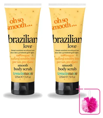 Obrázok produktu pre 2 x Peeling na telo Treaclemoon Body Scrub Brazilian Love - 225 ml - Balenie obsahuje 2 kusy