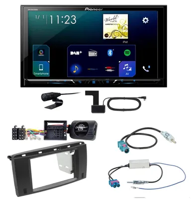 Produktbild von Pioneer SPH-DA230DAB Android Auto CarPlay Einbauset für Mercedes R W251
