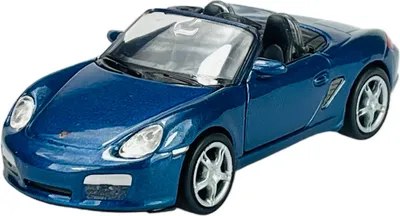 Produktbild von Welly Porsche Boxster S ohne Dach Blau 1:34-1:39 Die Cast Metall Modell Neu im Kasten 42375