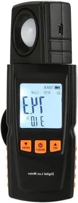 Productafbeelding van Lichtmeter - Luxmeter Spectrometer - Nauwkeurig Meten - Breed Meetbereik - Tot 200.000 Lux - Zwart