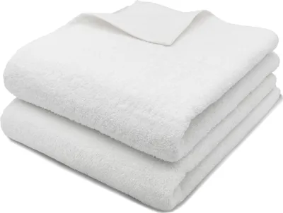 Produktbild von 2er Set Saunatücher, 70x180 cm, weiß, Baumwolle