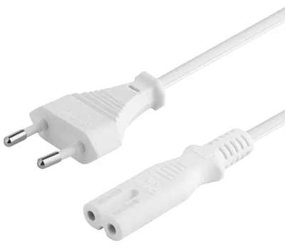 Obrázok produktu pre PREMIUMCORD sieťový kábel 230V k magnetofónu 2m biely (kpspm2w)