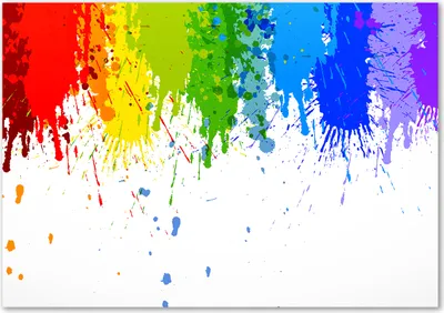 Produktbild von Tulup® Glas-Bild - 100 x 70 - Wandbild aus Glas - Wandkunst - Wandbild hinter gehärtetem Sicherheitsglas - Kunst: modern & klassisch - Regenbogenflecken - Mehrfarbig