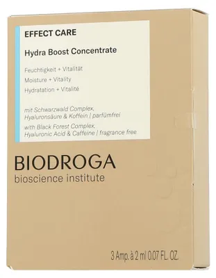 Imagen del producto de Instituto Biodroga Bioscience: Concentrado hidratante intensivo Effect Care Hydra Boost (3 x 2 ml)