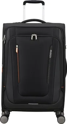 Image de American Tourister trolley Wanderlite Spinner Exp. TSA Shadow Black noir 70cm