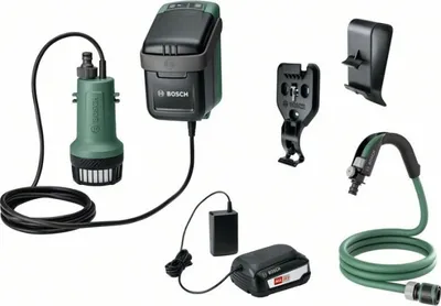 Zdjęcie produktu dla Bosch GardenPump pompa głębinowa 18 V-2000 z akumulatorem 18 V i ładowarką