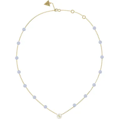 Produktbild von Damen Gold Guess Kreis Halskette 45cm