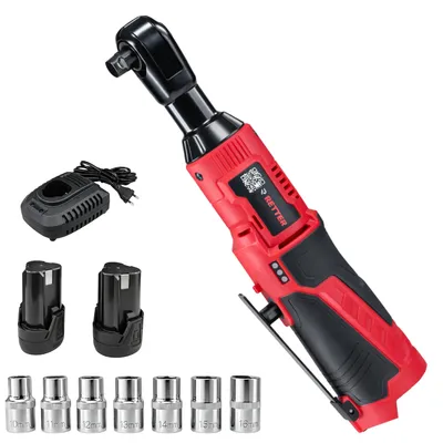 Produktbild von RETTER 12V Akku-Ratsche 1/2 Zoll 50 Nm mit 2 Akkus Stecknuss-Set