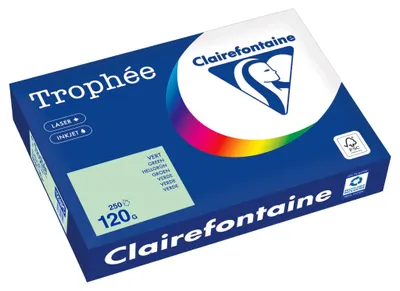 Image de Clairefontaine Kopierpapier 1216PC A4 120g hellgrün 250Bl