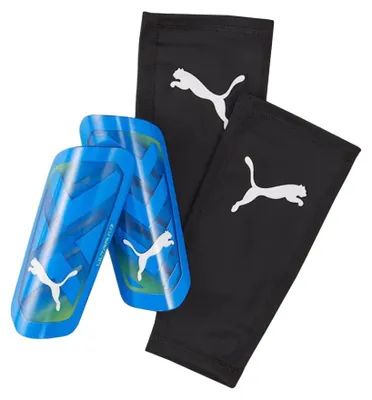 Produktbild von Puma - Schienbeinschutz "Ultra Flex" Set PP6107 (L) (Blau/Schwarz)