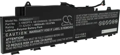 Produktbild von vhbw Akku kompatibel mit Lenovo Xiaoxin Air 14 14IIL 2020, 2020 Notebook (4850 mAh, 11,52 V, Li-Polymer)