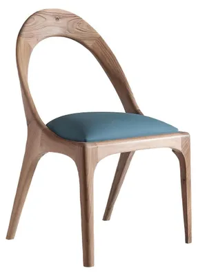 Obrázok produktu pre Hnedá drevená stolička v elegantnom dizajne do jedálne a kancelárie