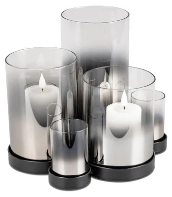 Produktbild von Kerzenleuchter Wili RAUCH für 6 Kerzen D. 23cm silber schwarz Formano